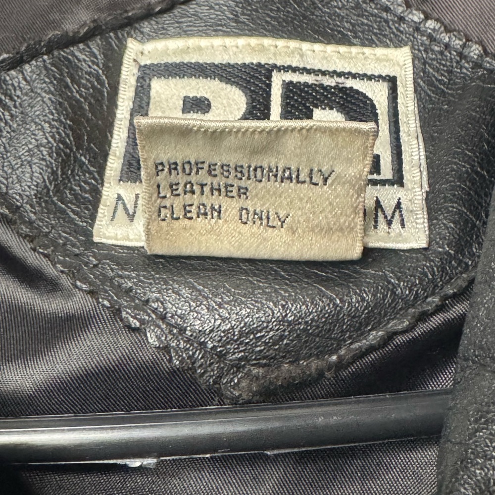 BP Classic Black Leather Jacket - Picture 3 of 16